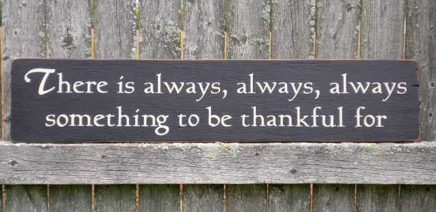 What are You Thankful for?